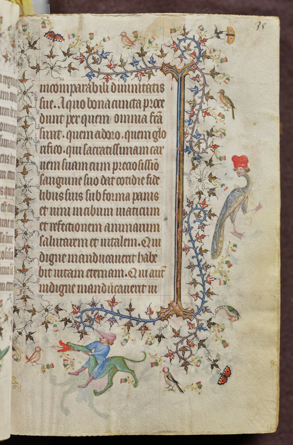 Hours of Charles the Noble, King of Navarre (1361-1425): fol. 18r, Text