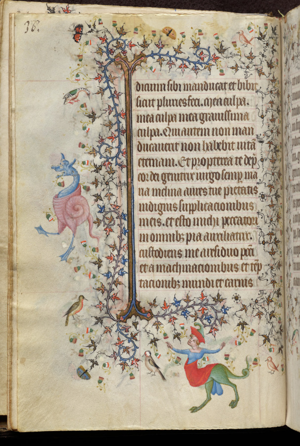 Hours of Charles the Noble, King of Navarre (1361-1425): fol. 18v, Text