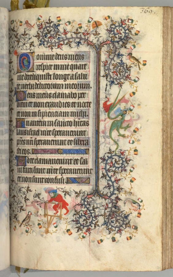 Hours of Charles the Noble, King of Navarre (1361-1425): fol. 180r, Text