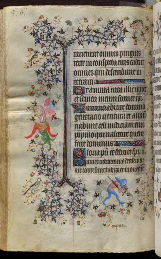 Hours of Charles the Noble, King of Navarre (1361-1425): fol. 183v, Text