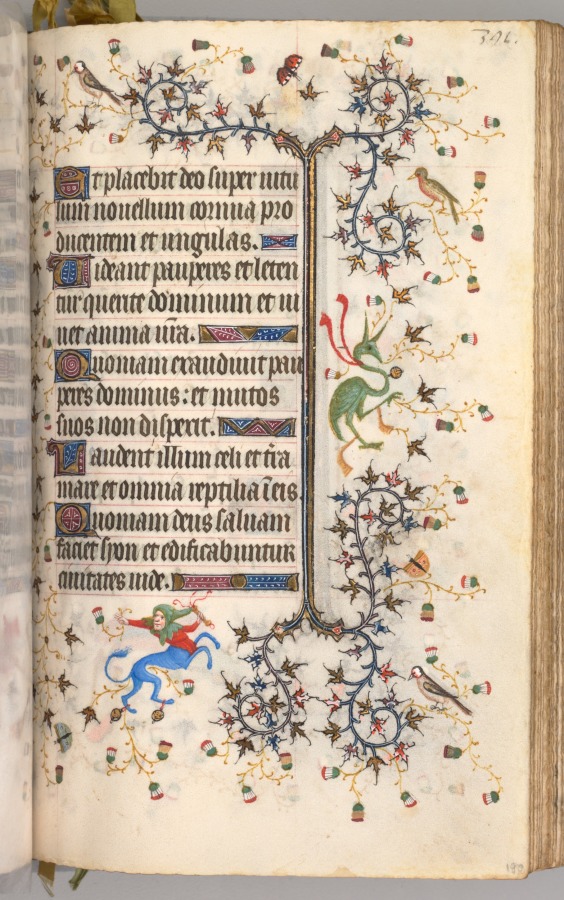 Hours of Charles the Noble, King of Navarre (1361-1425): fol. 190r, Text