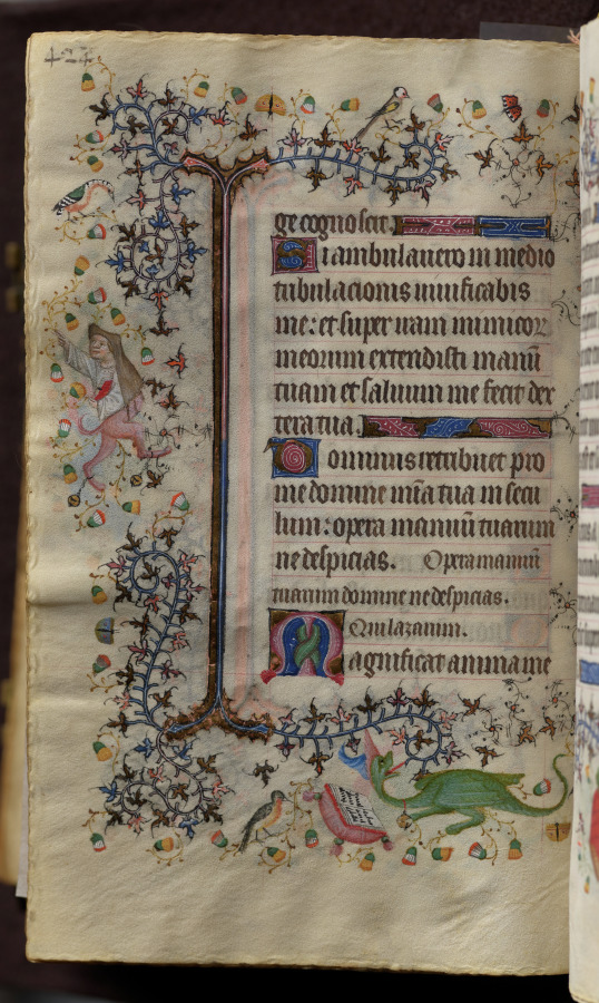 Hours of Charles the Noble, King of Navarre (1361-1425): fol. 206v, Text
