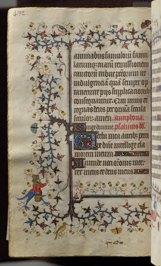 Hours of Charles the Noble, King of Navarre (1361-1425): fol. 210v, Text