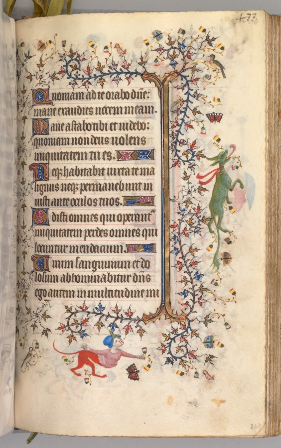 Hours of Charles the Noble, King of Navarre (1361-1425): fol. 211r, Text