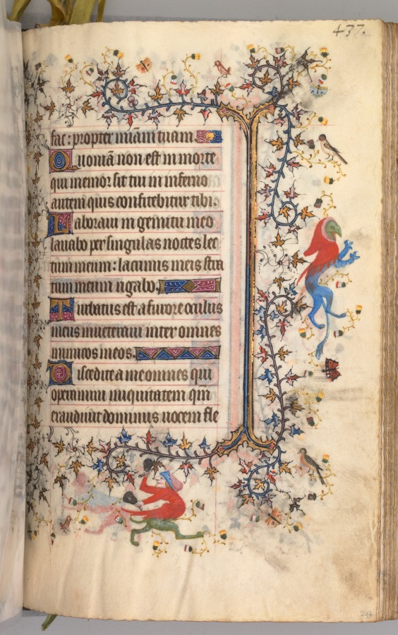 Hours of Charles the Noble, King of Navarre (1361-1425): fol. 213r, Text