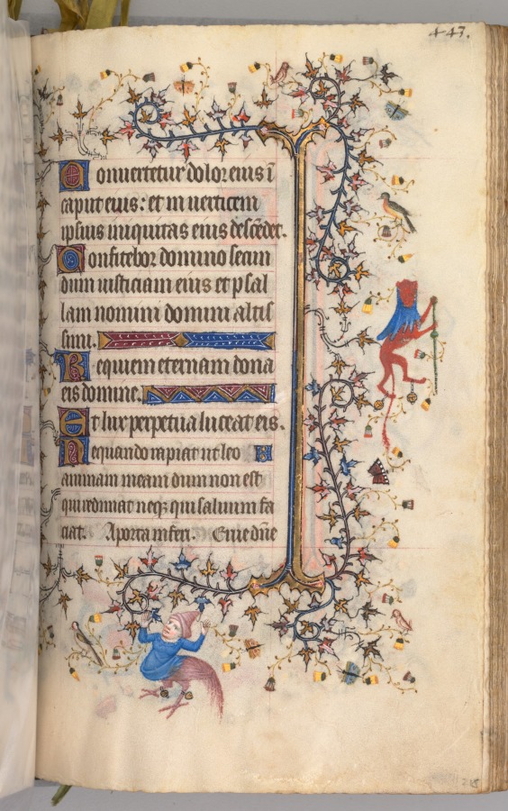 Hours of Charles the Noble, King of Navarre (1361-1425): fol. 216r, Text