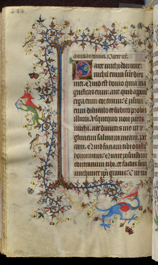 Hours of Charles the Noble, King of Navarre (1361-1425): fol. 216v, Text