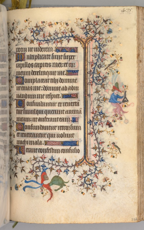 Hours of Charles the Noble, King of Navarre (1361-1425): fol. 232r, Text