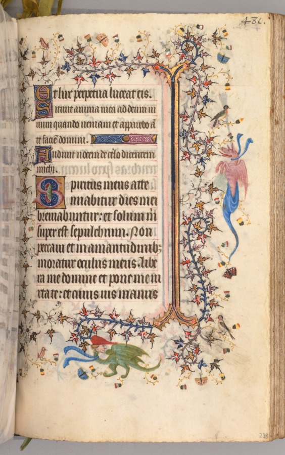Hours of Charles the Noble, King of Navarre (1361-1425): fol. 234r, Text
