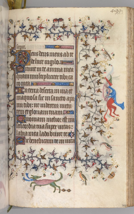 Hours of Charles the Noble, King of Navarre (1361-1425): fol. 244r, Text
