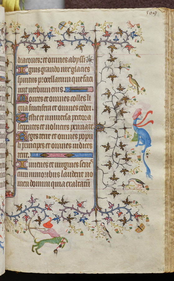 Hours of Charles the Noble, King of Navarre (1361-1425): fol. 249r, Text