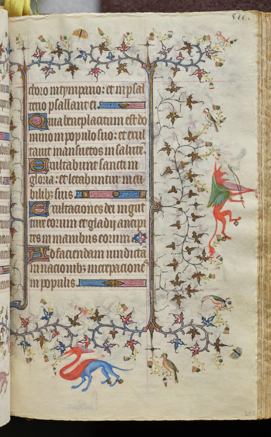 Hours of Charles the Noble, King of Navarre (1361-1425): fol. 250r, Text