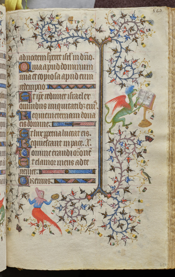 Hours of Charles the Noble, King of Navarre (1361-1425): fol. 254r, Text