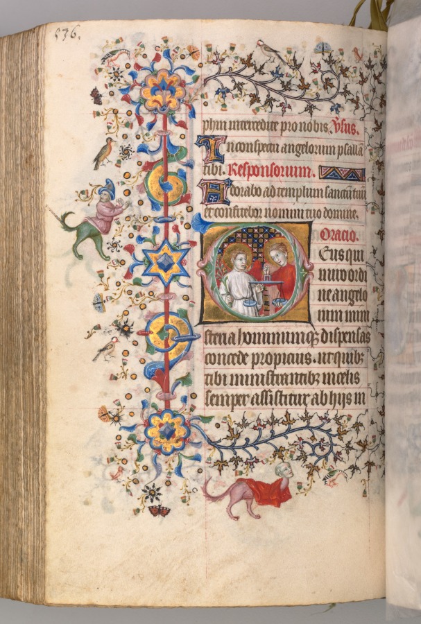 Hours of Charles the Noble, King of Navarre (1361-1425): fol. 262v, Text