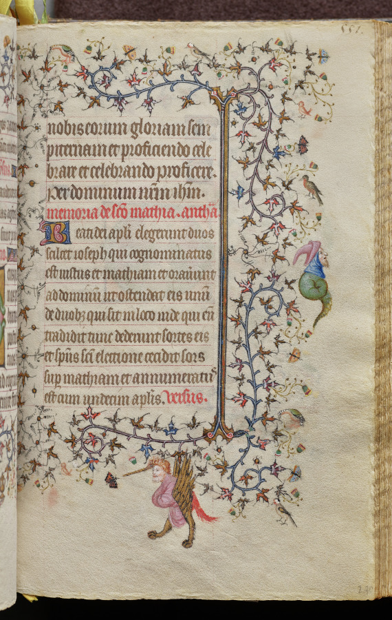 Hours of Charles the Noble, King of Navarre (1361-1425): fol. 270r, Text