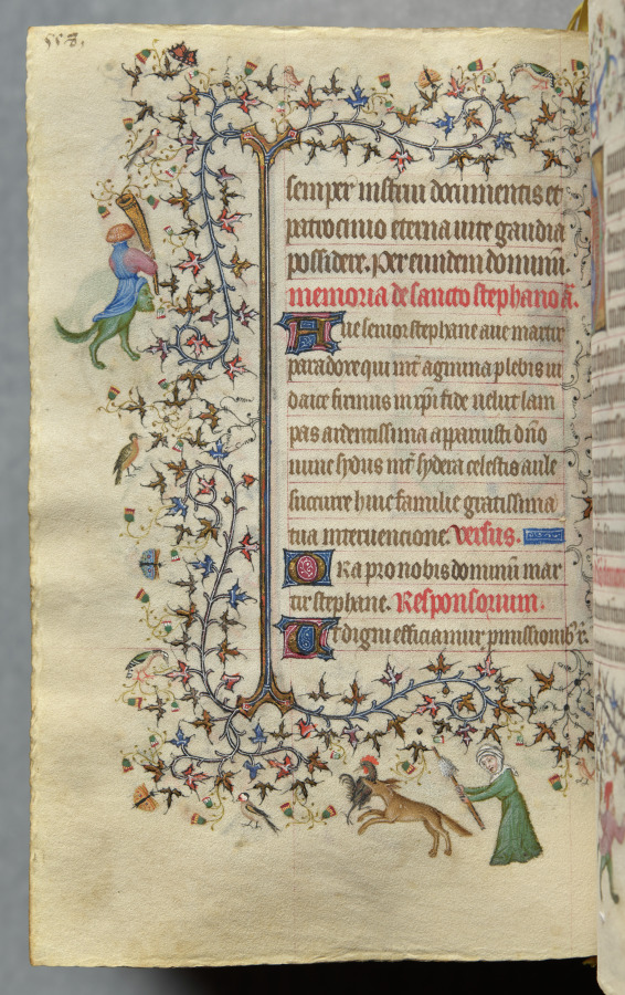 Hours of Charles the Noble, King of Navarre (1361-1425): fol. 273v, Text