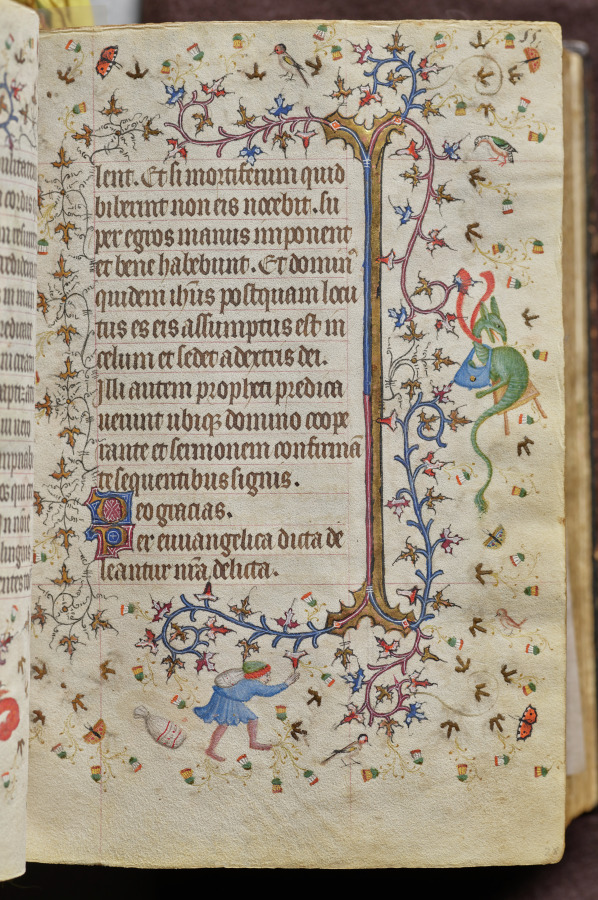 Hours of Charles the Noble, King of Navarre (1361-1425): fol. 28r, Text