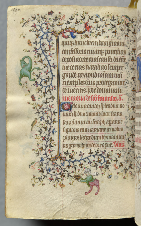 Hours of Charles the Noble, King of Navarre (1361-1425): fol. 289v, Text
