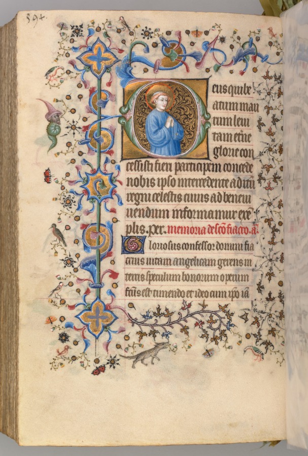 Hours of Charles the Noble, King of Navarre (1361-1425): fol. 291v, Text