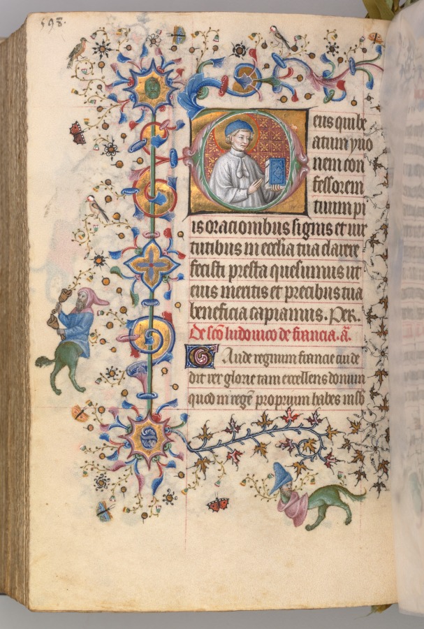 Hours of Charles the Noble, King of Navarre (1361-1425): fol. 293v, St. Yoon