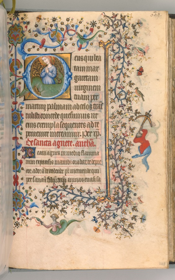 Hours of Charles the Noble, King of Navarre (1361-1425): fol. 299a, St. Margaret