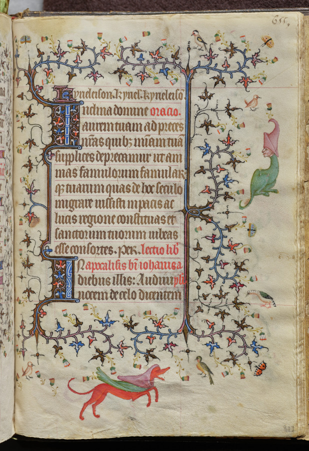 Hours of Charles the Noble, King of Navarre (1361-1425), fol. 322r, Text