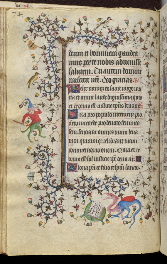 Hours of Charles the Noble, King of Navarre (1361-1425): fol. 37v, Text