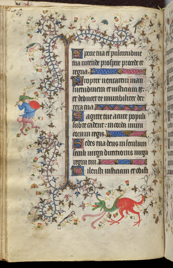 Hours of Charles the Noble, King of Navarre (1361-1425): fol. 38v, Text