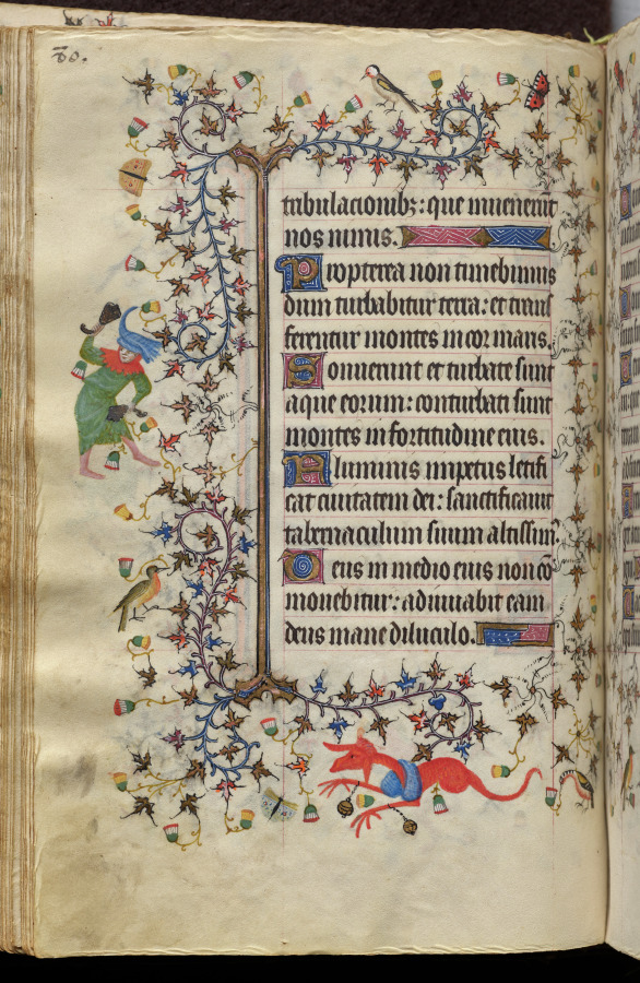 Hours of Charles the Noble, King of Navarre (1361-1425): fol. 40v, Text