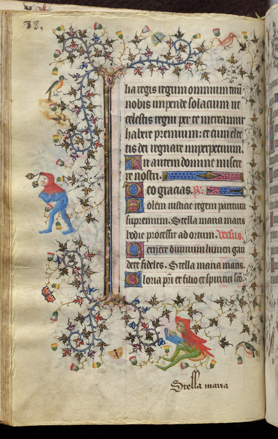 Hours of Charles the Noble, King of Navarre (1361-1425): fol. 44v, Text