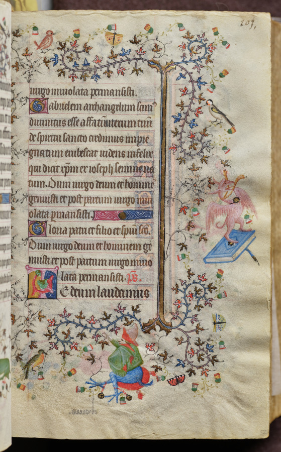 Hours of Charles the Noble, King of Navarre (1361-1425): fol. 52r, Text