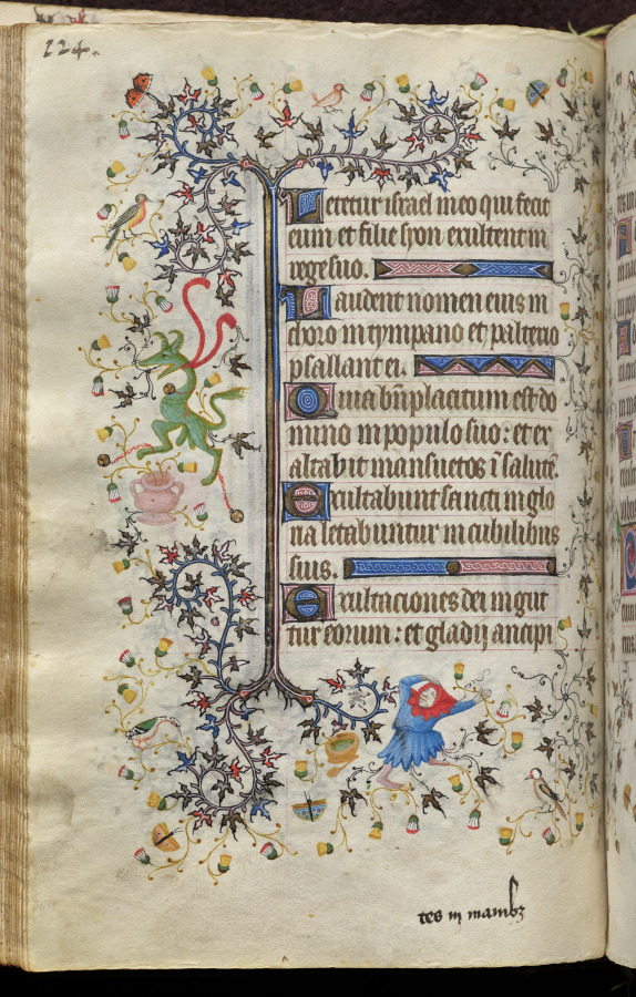 Hours of Charles the Noble, King of Navarre (1361-1425): fol. 62v, Text