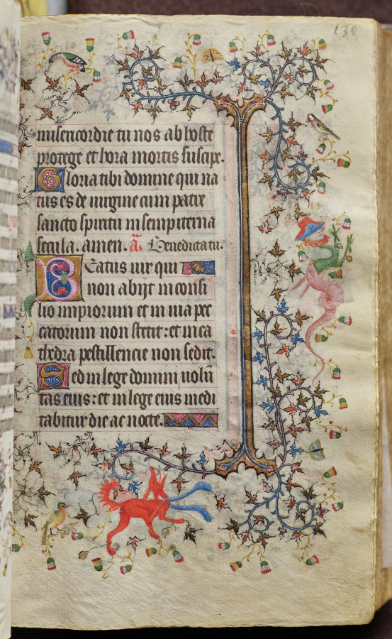 Hours of Charles the Noble, King of Navarre (1361-1425): fol. 68r, Text