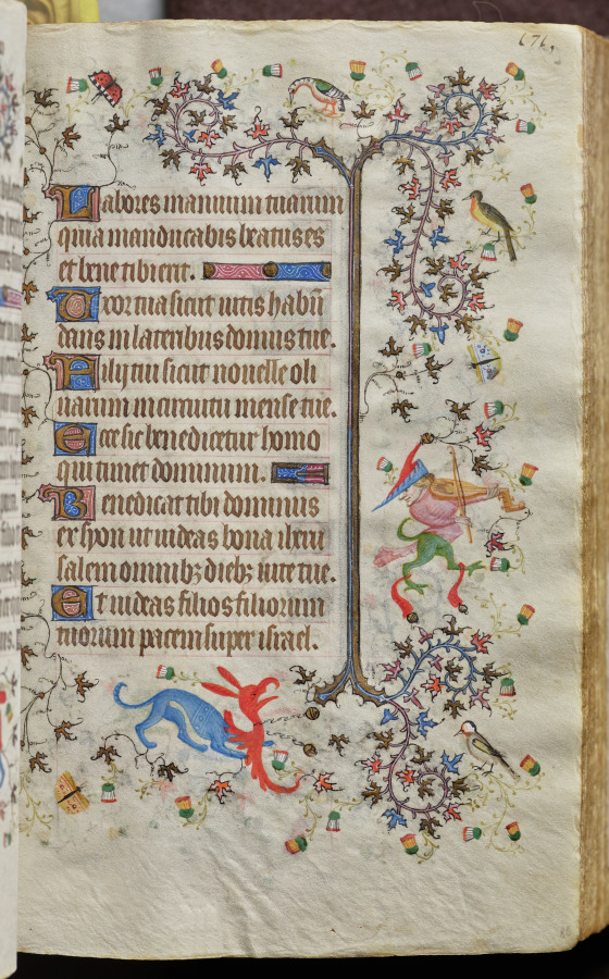 Hours of Charles the Noble, King of Navarre (1361-1425): fol. 86r, Text