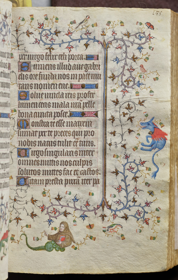 Hours of Charles the Noble, King of Navarre (1361-1425): fol. 93r, Text