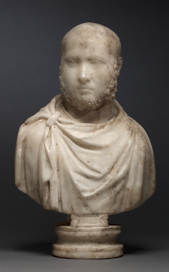Portrait Bust of an Aristocratic Man by Unknown Artist (280), marble at Cleveland Museum of Art