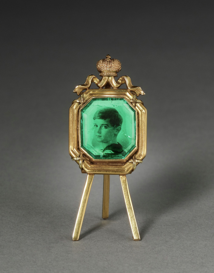 Gold Easel and Photograph