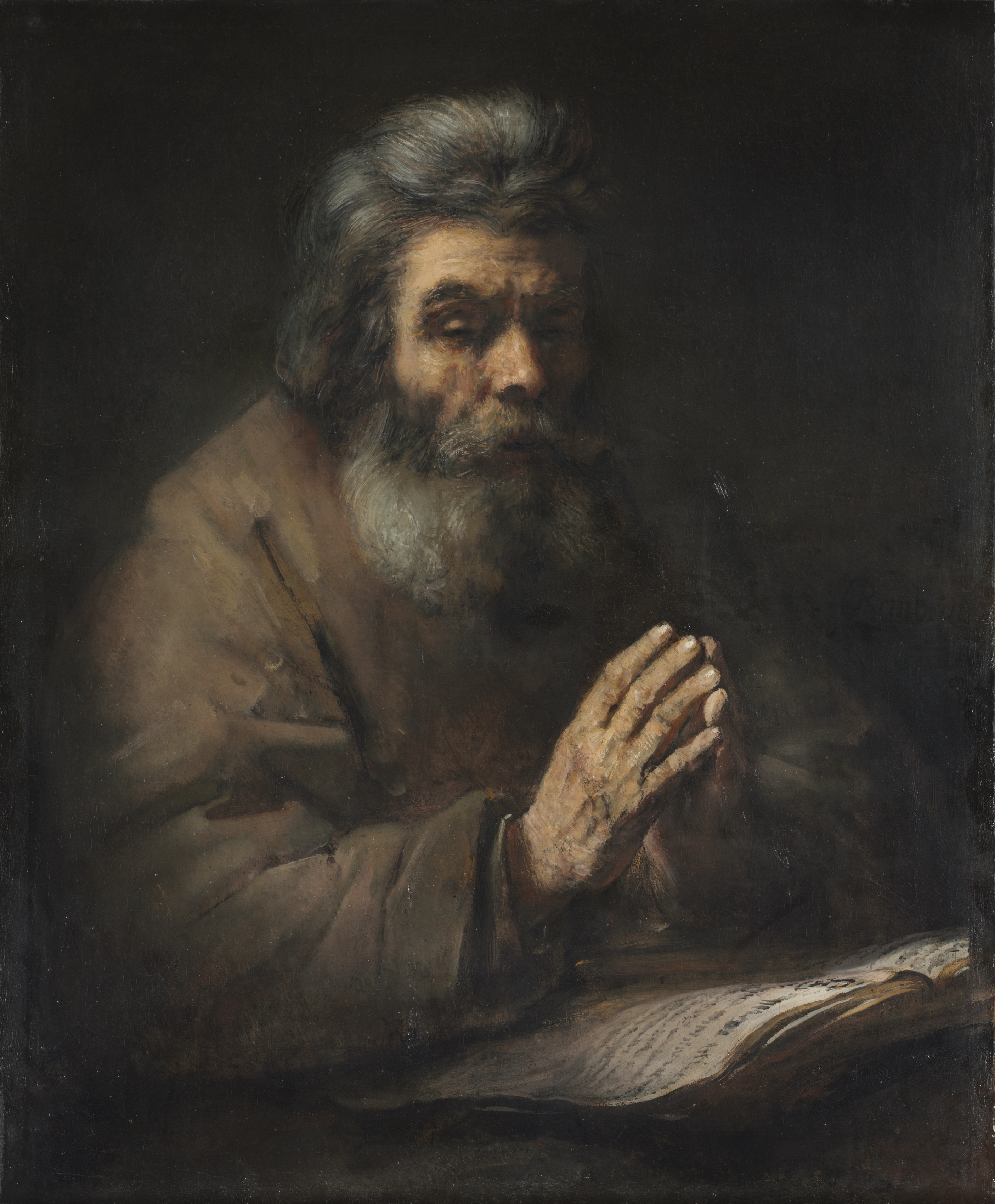 An Elderly Man in Prayer Cleveland Museum of Art