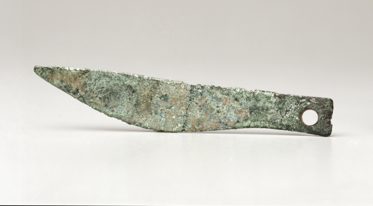 Miniature Sword by Unknown Artist (-500), bronze at Cleveland Museum of Art
