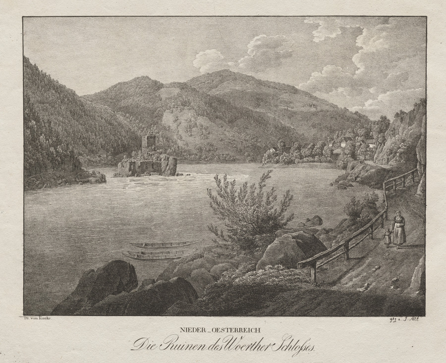 Nieder-oesterreich, Die Ruinen des Woerther Schlosses