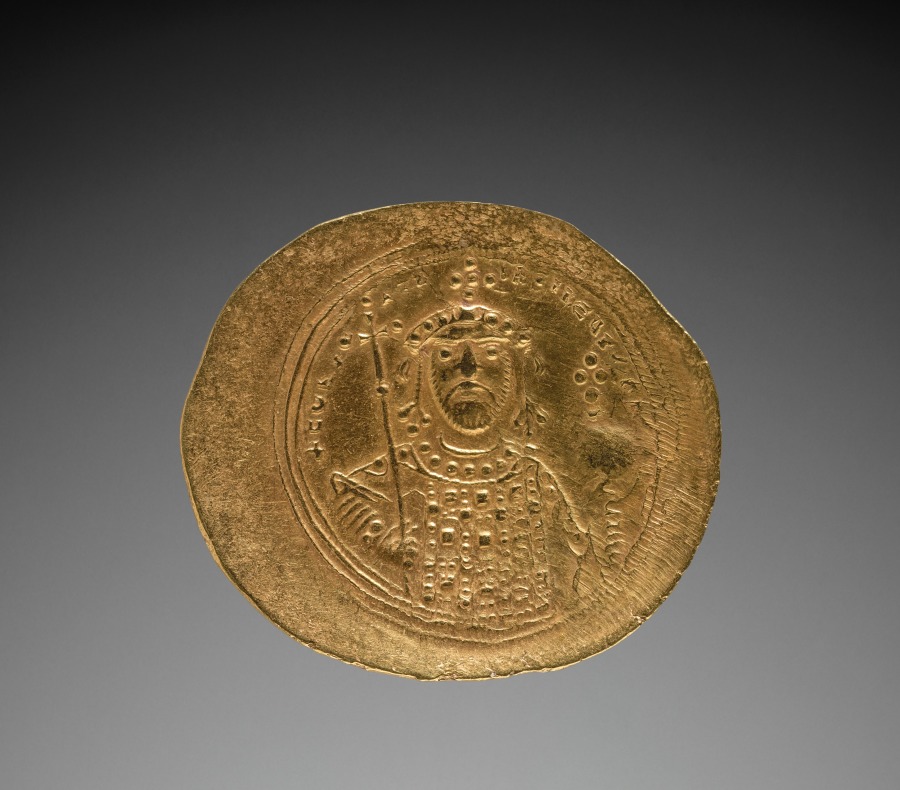 Nomisma with Constantine IX Monomachus (reverse)