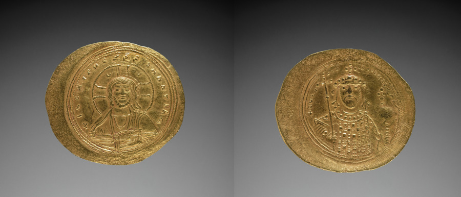 Nomisma with Constantine IX Monomachus