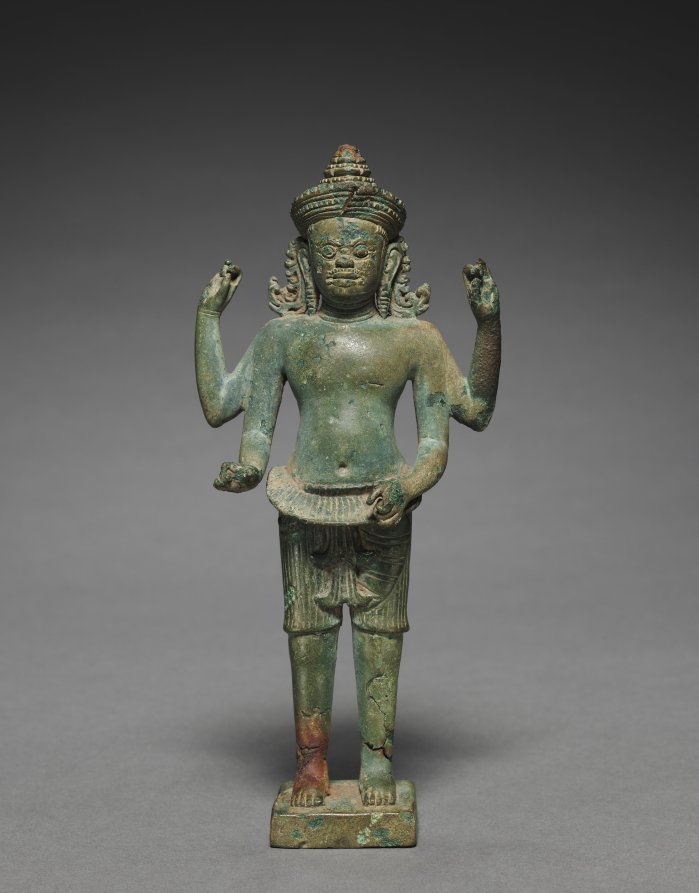 Standing Ashura with Four Arms by Unknown Artist (925), bronze at Cleveland Museum of Art