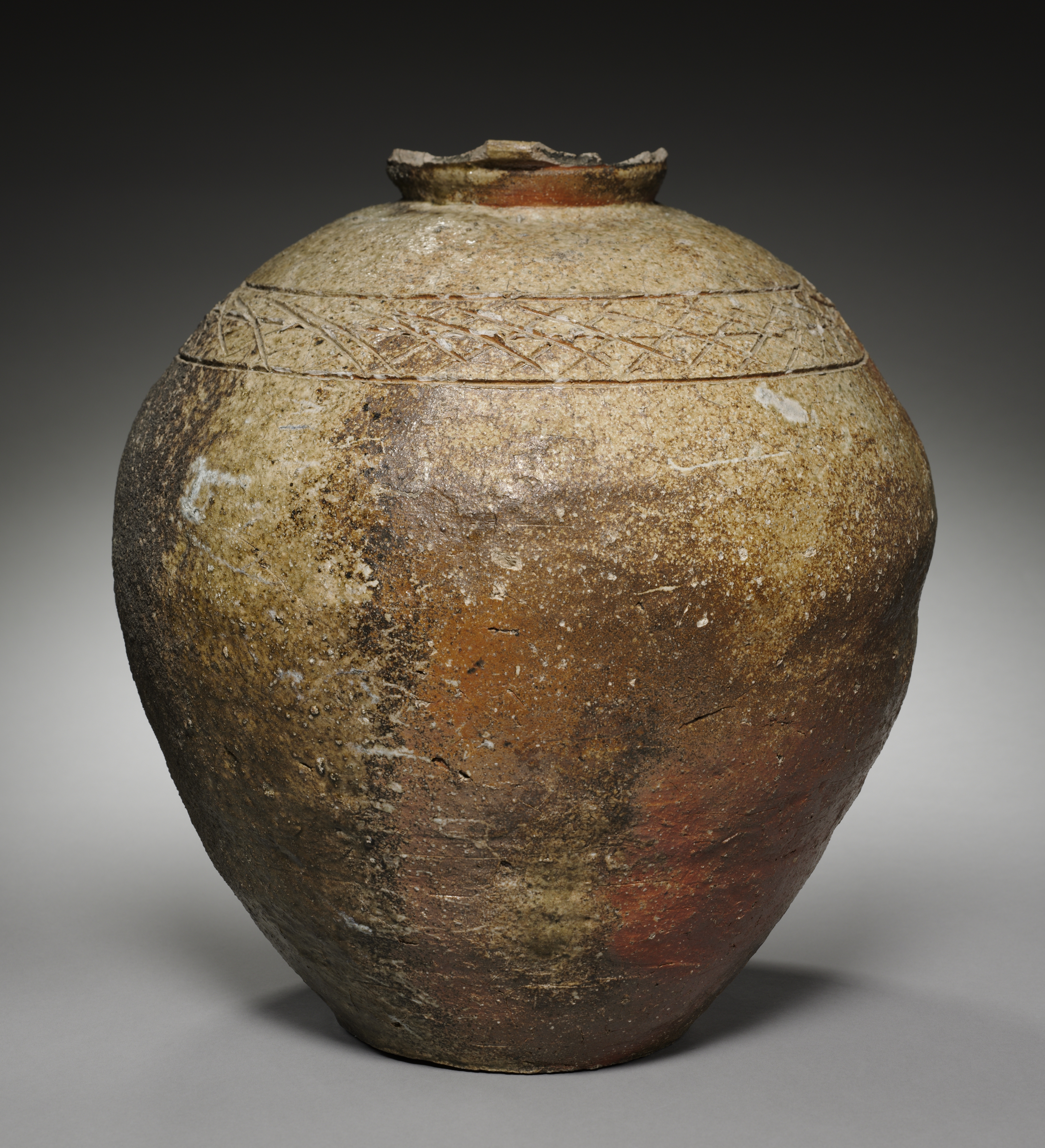 銅滴 約5.7kg #7 Storage Jar | Cleveland Museum of Art