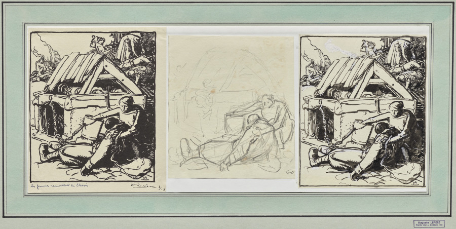 Les Femmes receuillant les blesses