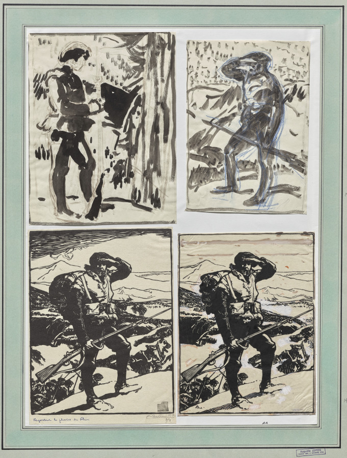 Regardant la plaine du Rhin