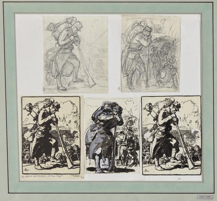 La Retraite après Charleroi...