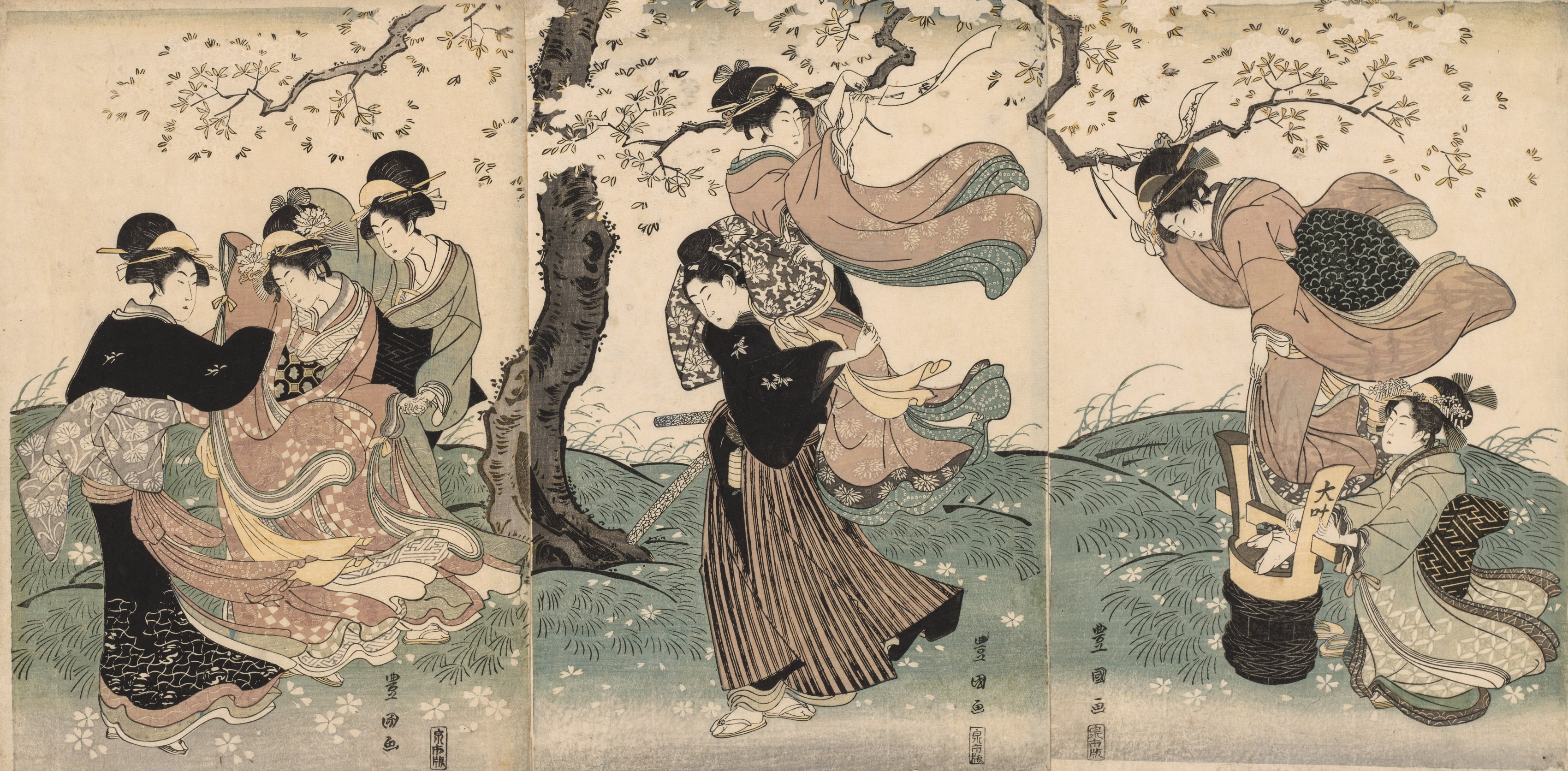 Cherry Blossoms in the Wind | Cleveland Museum of Art