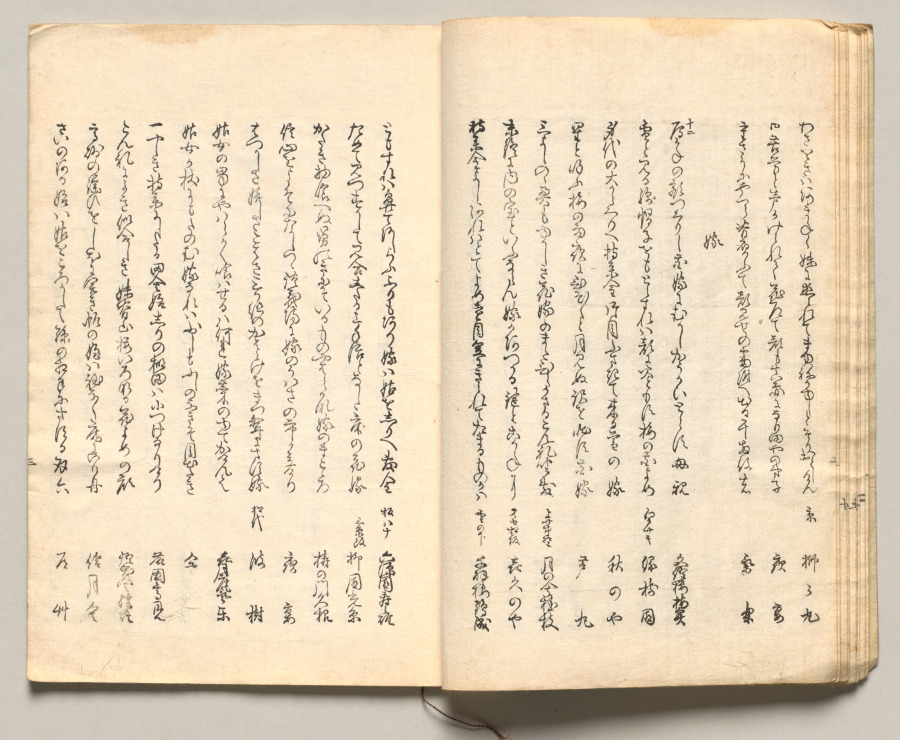 Spread Ten from Volume Five of People of Japan in Light Verse (Kyōka)