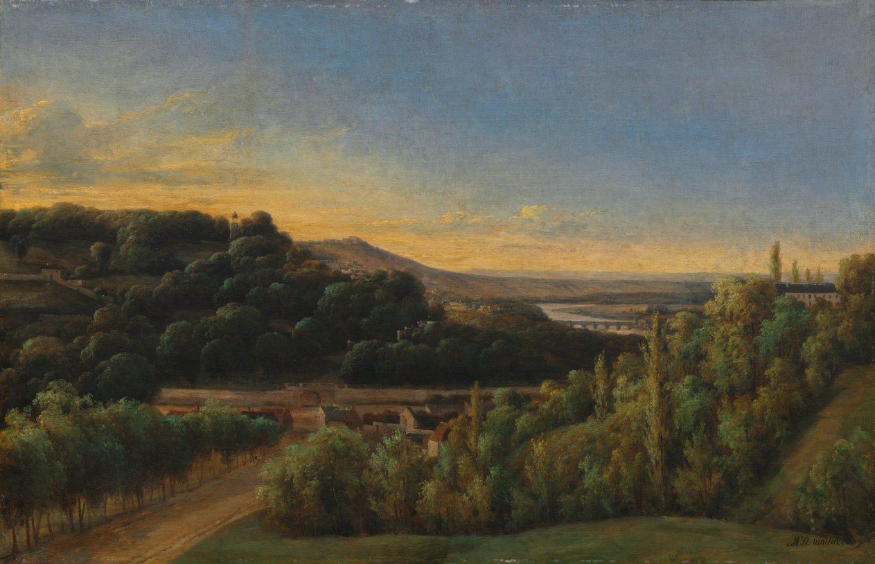 View of Saint-Cloud, Near the Seine